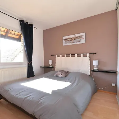 Landhuis Alsacien 75m² Avec 2 Chambres, Climatisation, Jardin Prive, Proche Colmar Et Mulhouse - Fr-1-744-2 *