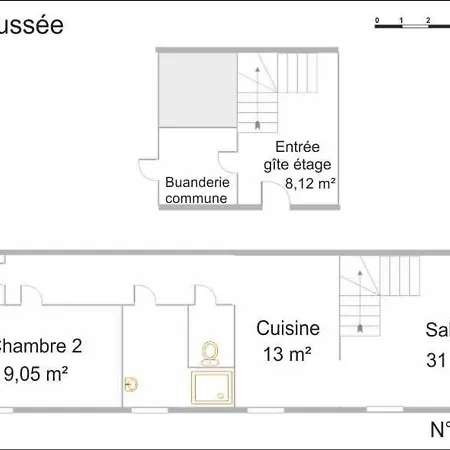 Alsacien 75m² Avec 2 Chambres, Climatisation, Jardin Prive, Proche Colmar Et Mulhouse - Fr-1-744-2 Casa de Férias